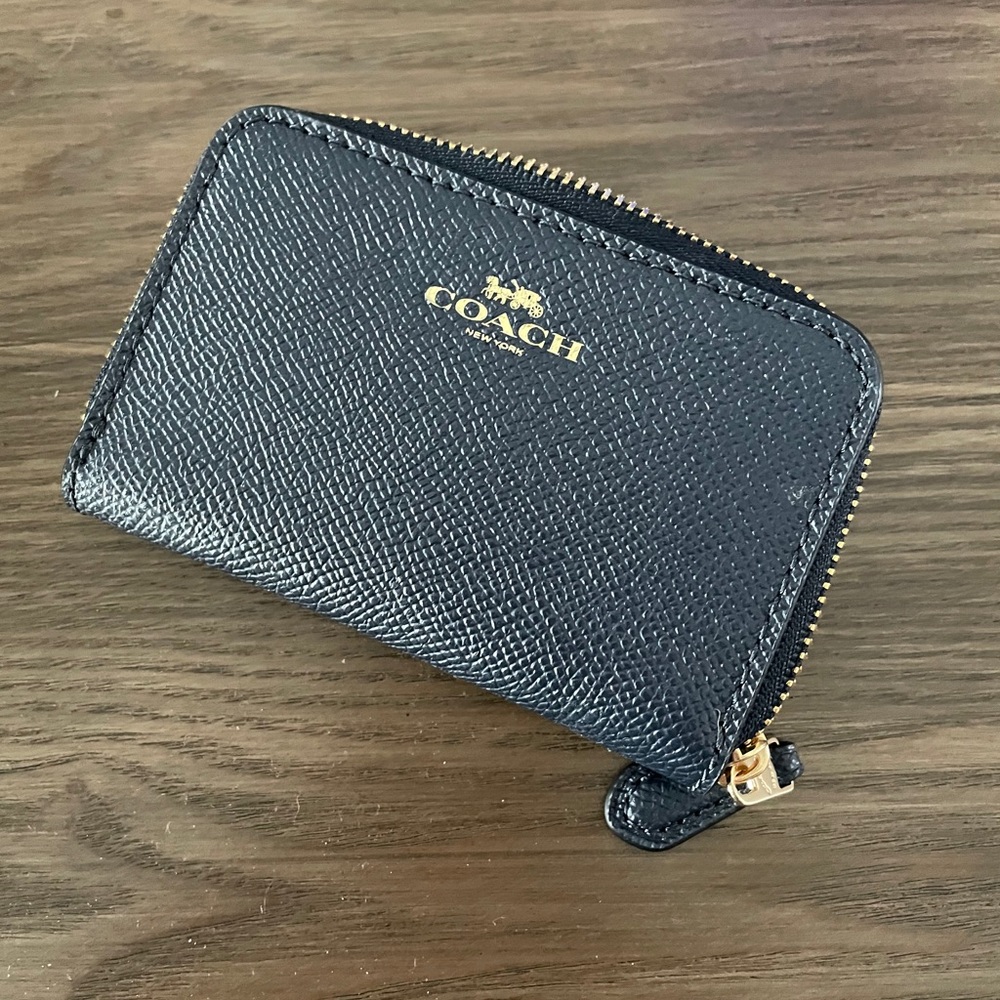 Coach Zip Around Coin Case